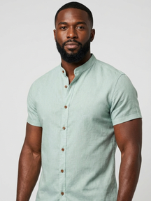 Camisa Masculina de Linho Minetto