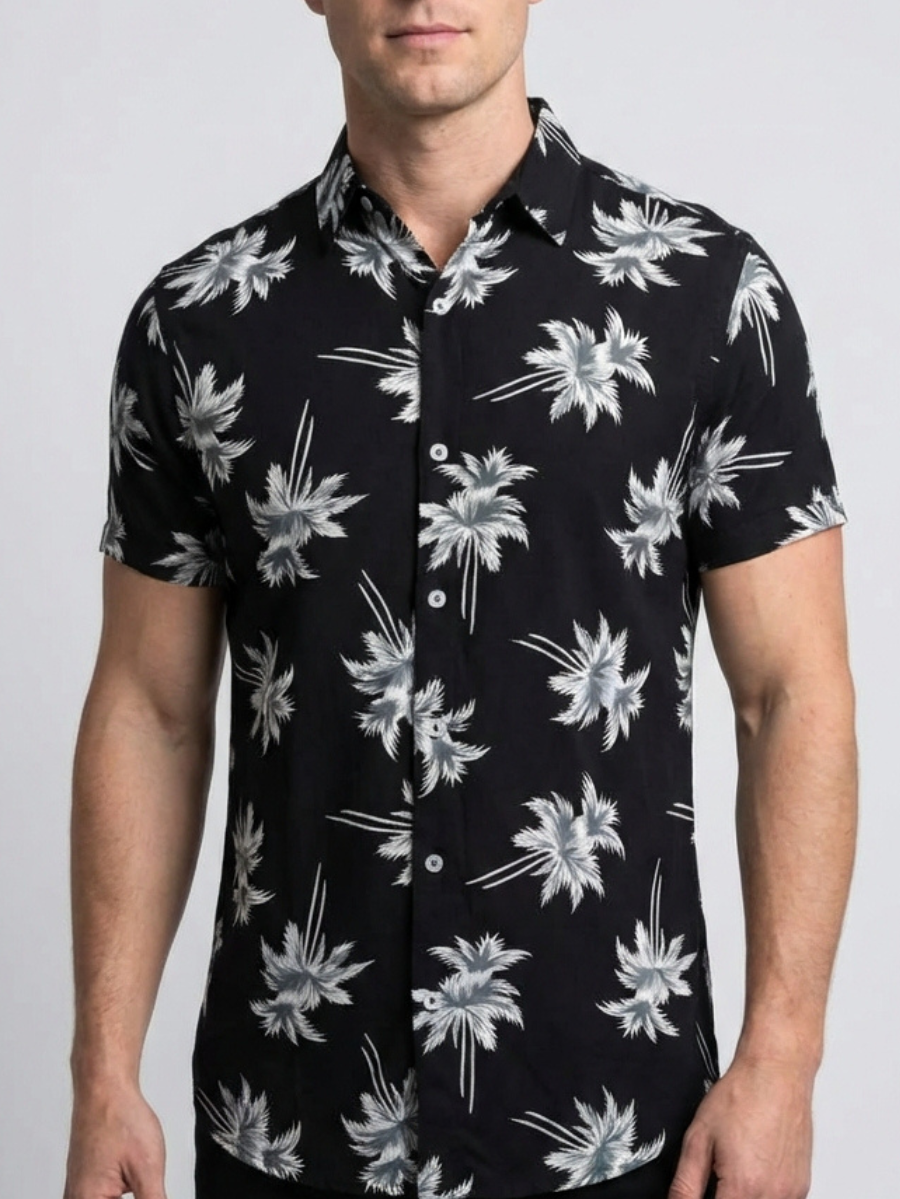 Camisa Casual Masculina Garden