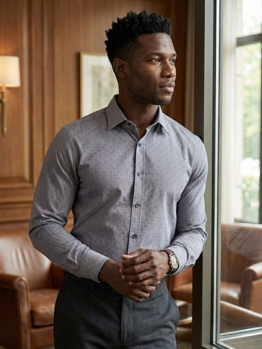 Camisa Social Masculina Rudy