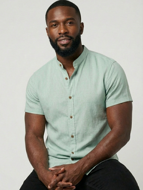 Camisa Masculina de Linho Minetto