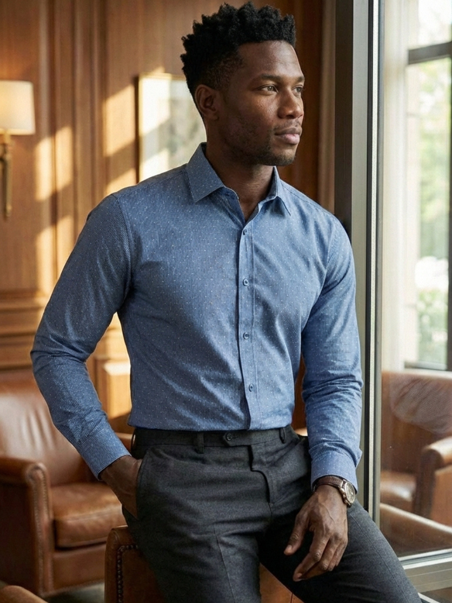 Camisa Social Masculina Rudy