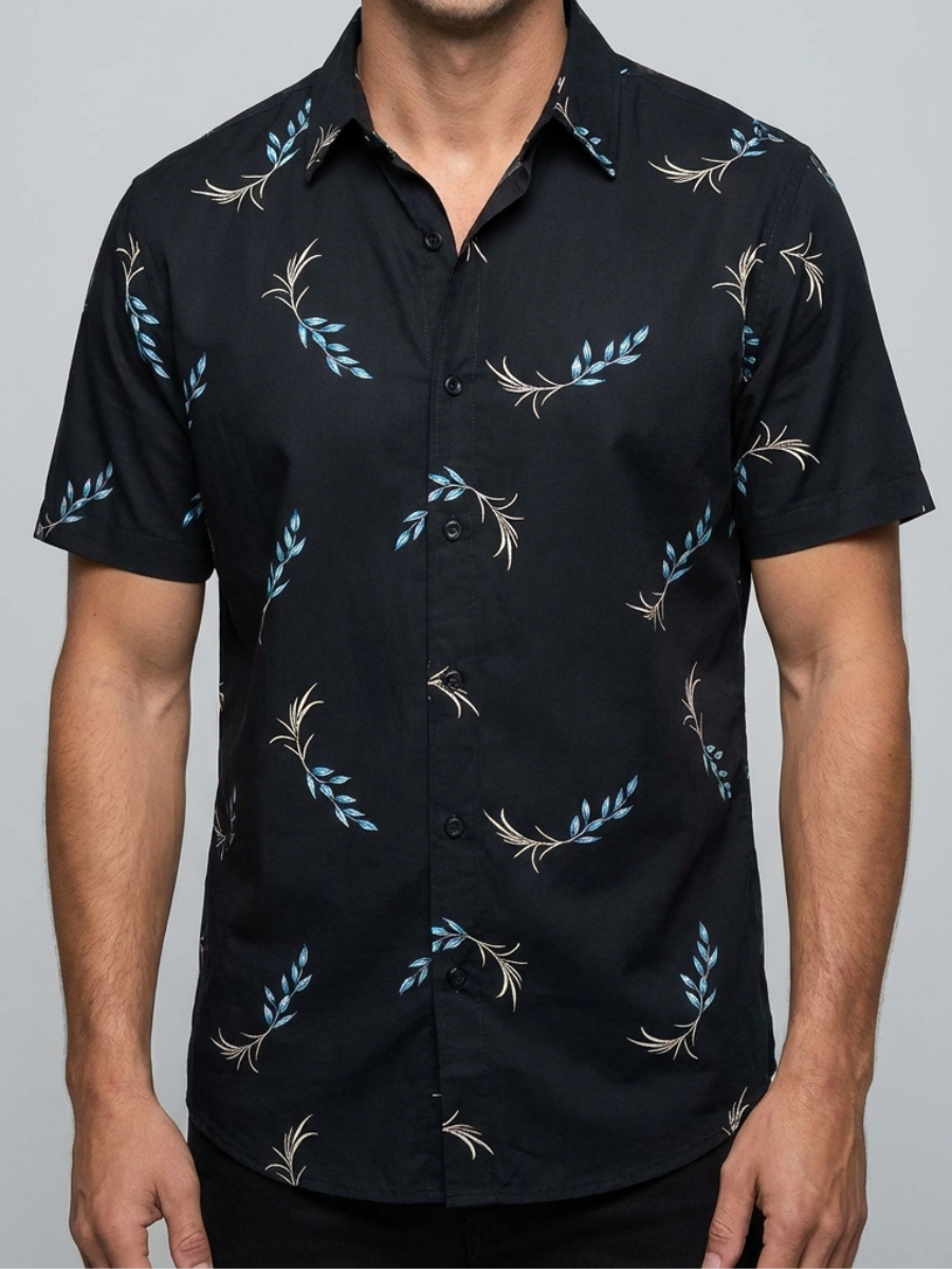 Camisa Casual Masculina Hawaii