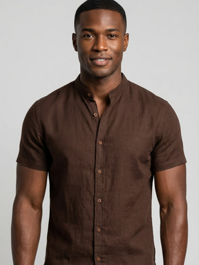 Camisa Masculina de Linho Minetto