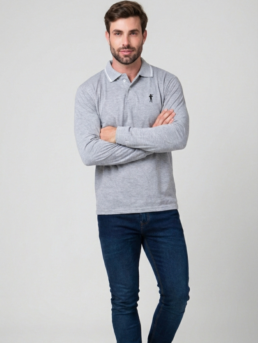 Camisa Polo Manga Longa Tennessee