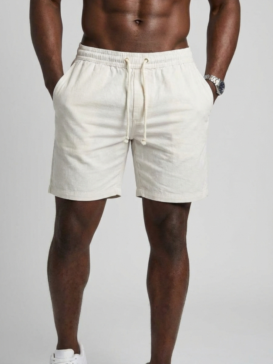 Bermuda Masculina de Linho Barret