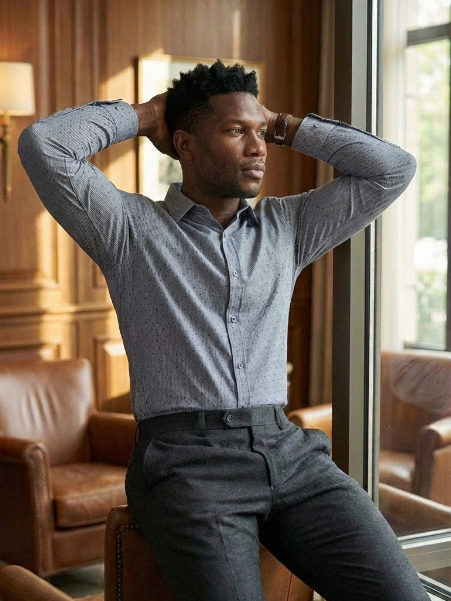 Camisa Social Masculina Rudy