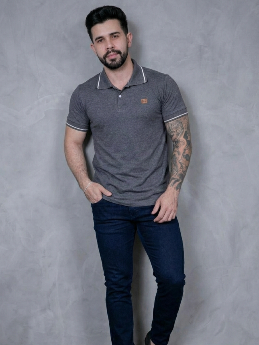 Camisa Polo Masculina Presence