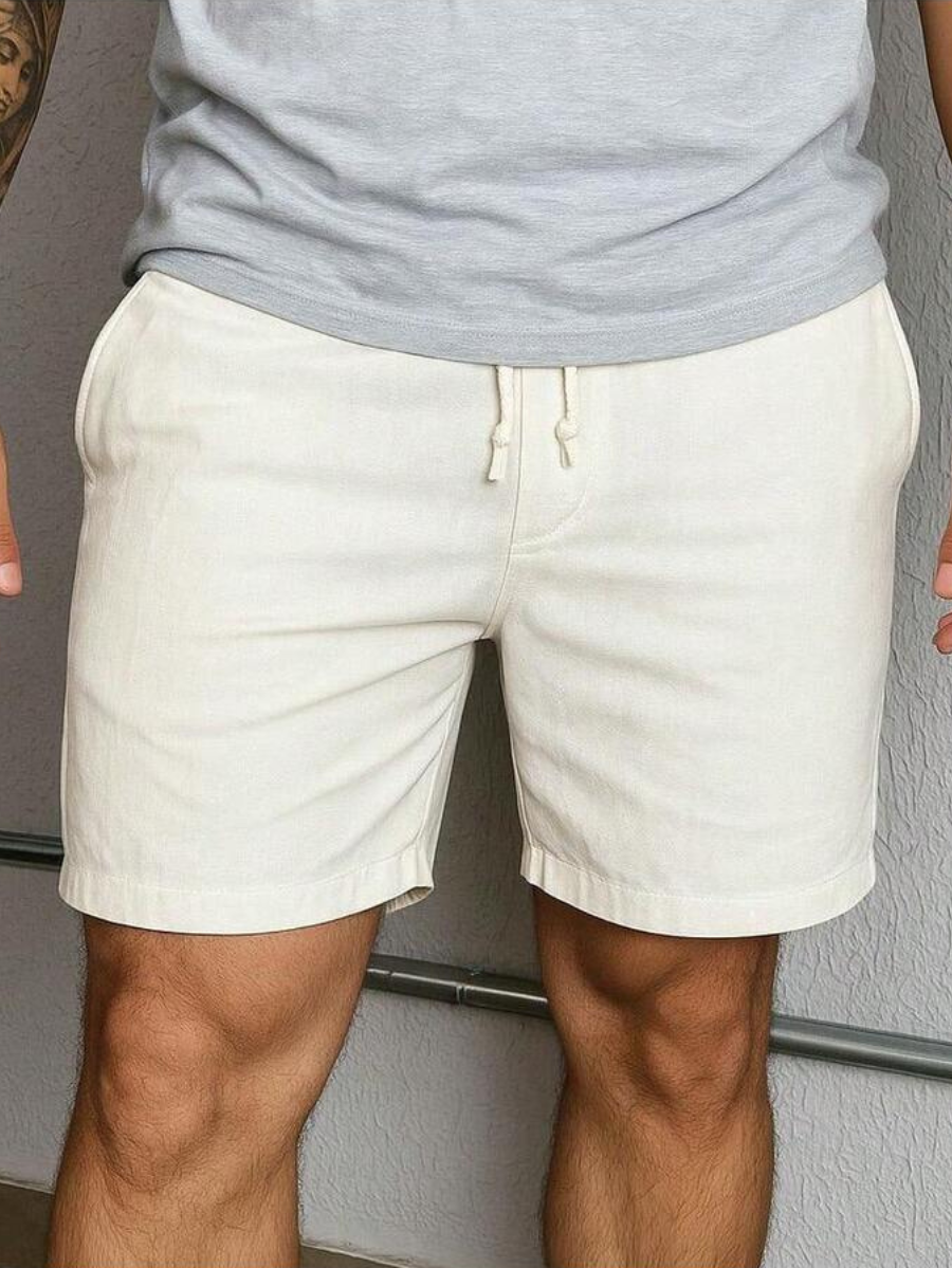 Conjunto Masculino 4 Bermudas de Linho Matim