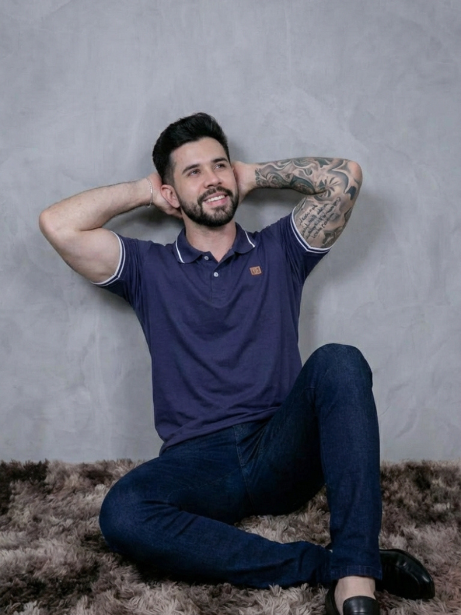 Camisa Polo Masculina Presence