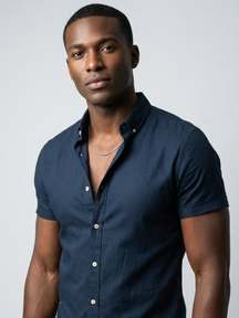 Camisa Masculina de Linho Minetto