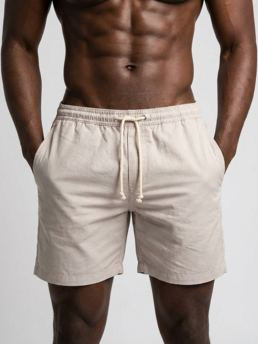 Bermuda Masculina de Linho Barret