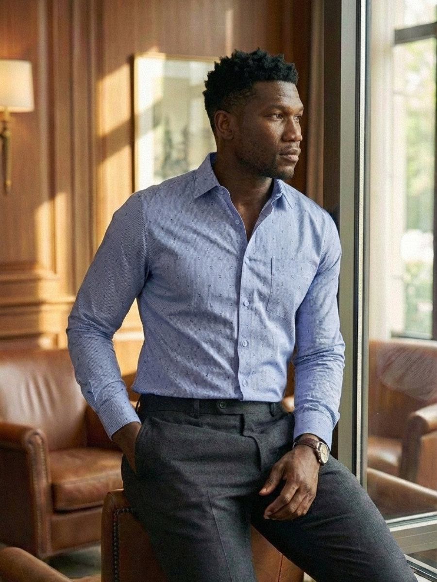 Camisa Social Masculina Rudy