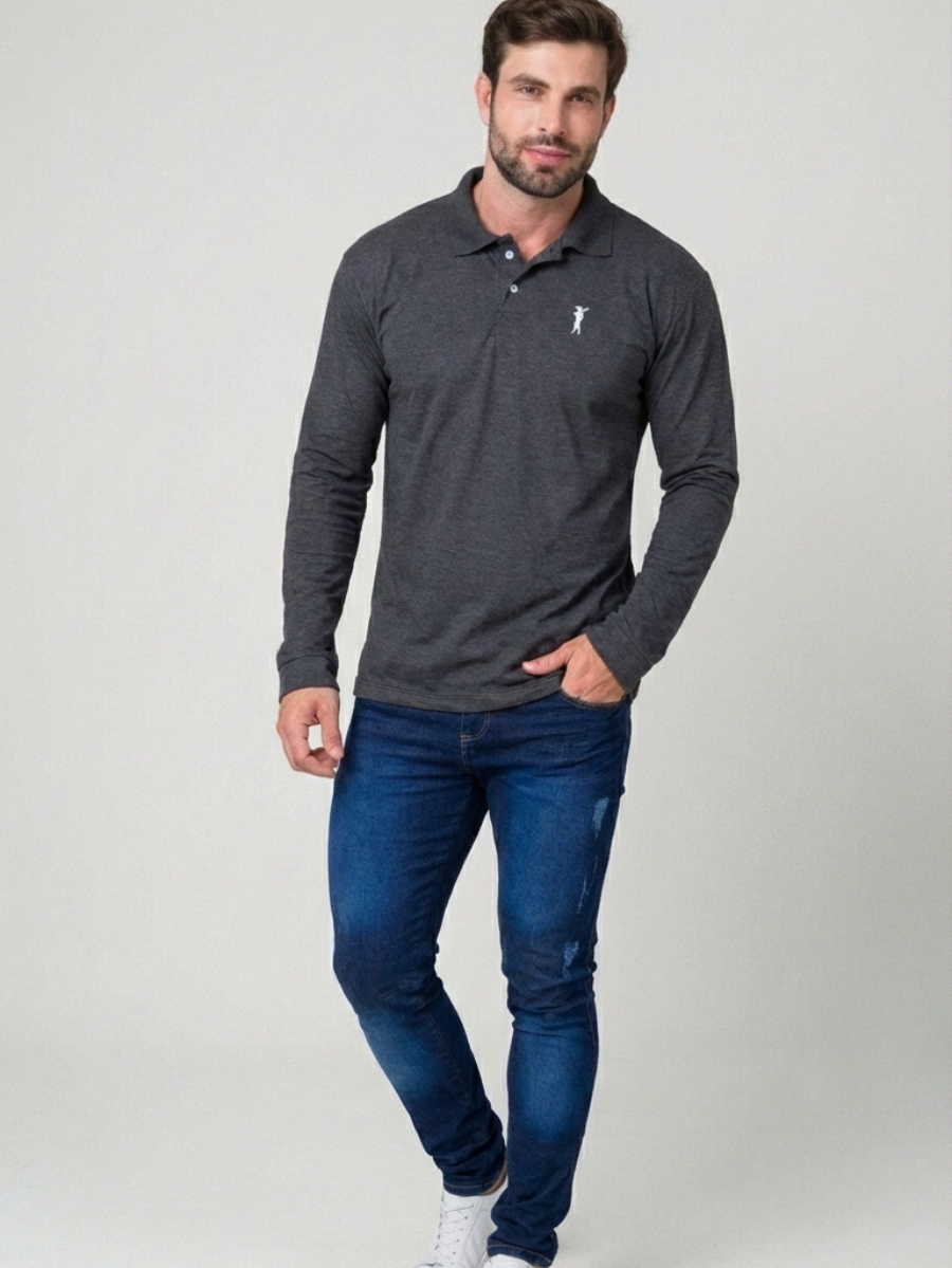 Camisa Polo Manga Longa Tennessee