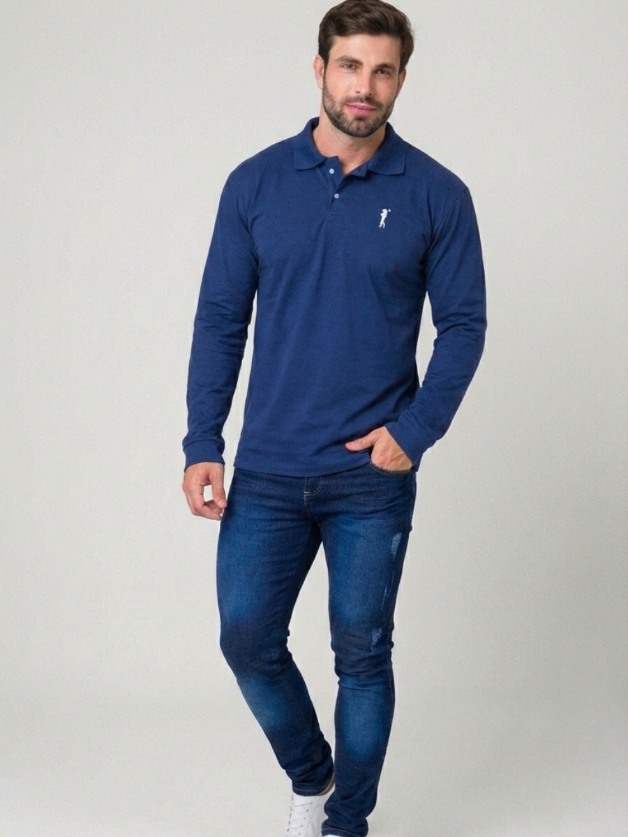 Camisa Polo Manga Longa Tennessee