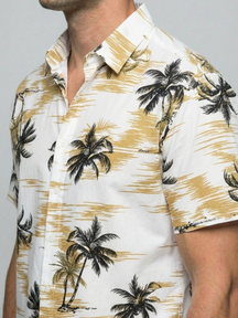 Camisa Casual Masculina Hawaii