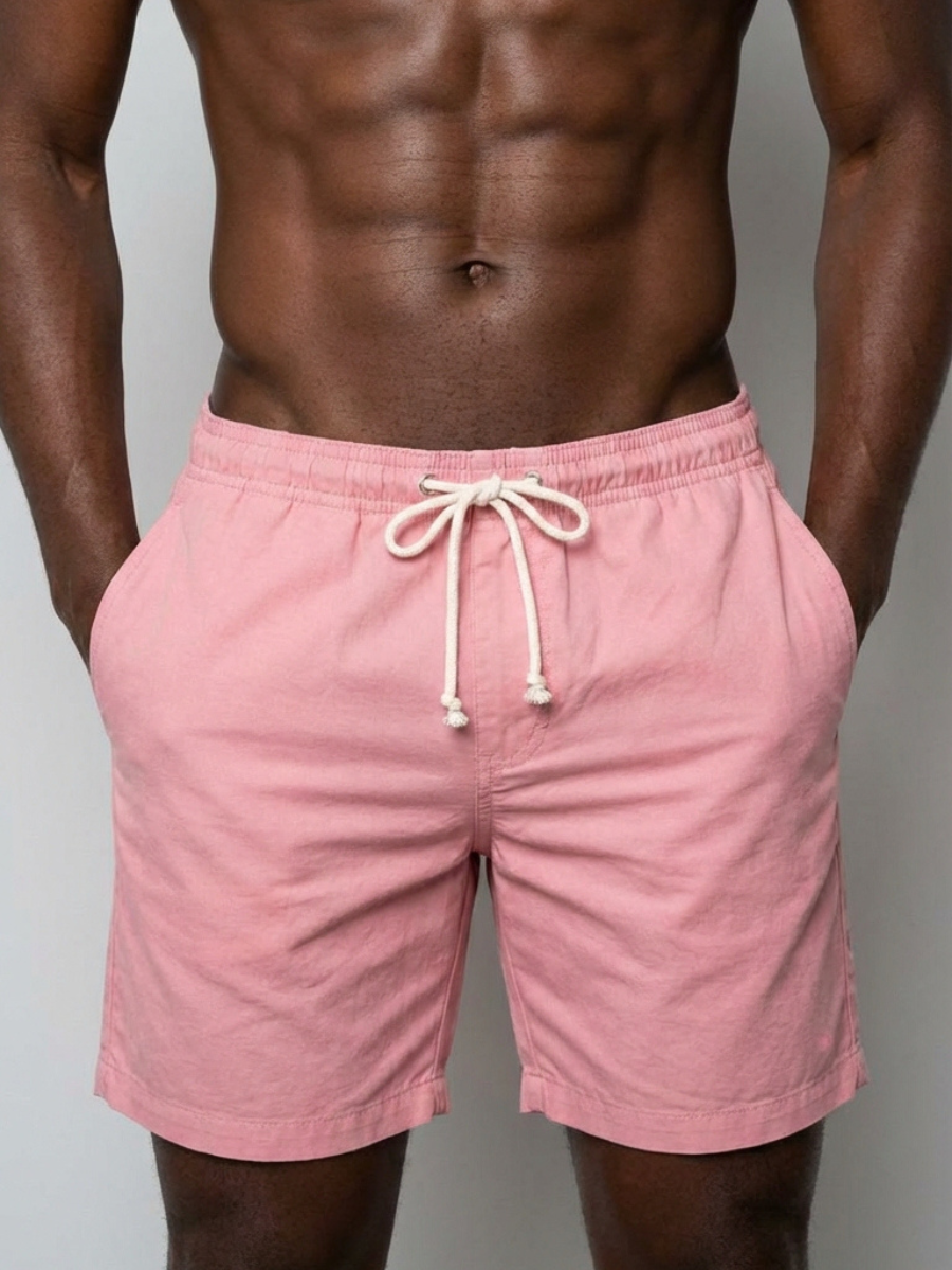 Bermuda Masculina de Linho Barret