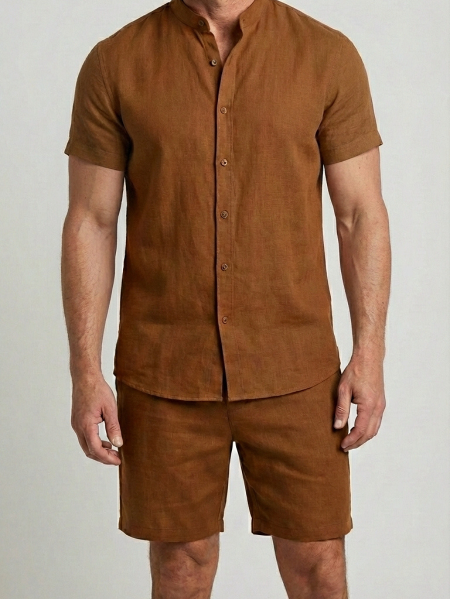 Conjunto Masculino Camiseta & Bermuda Boss Matim